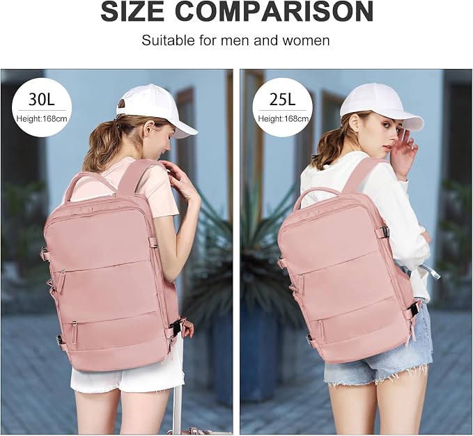 coowoz Large Travel Backpack For Women Men, Carry On Backpack Flight Approved - Image 7