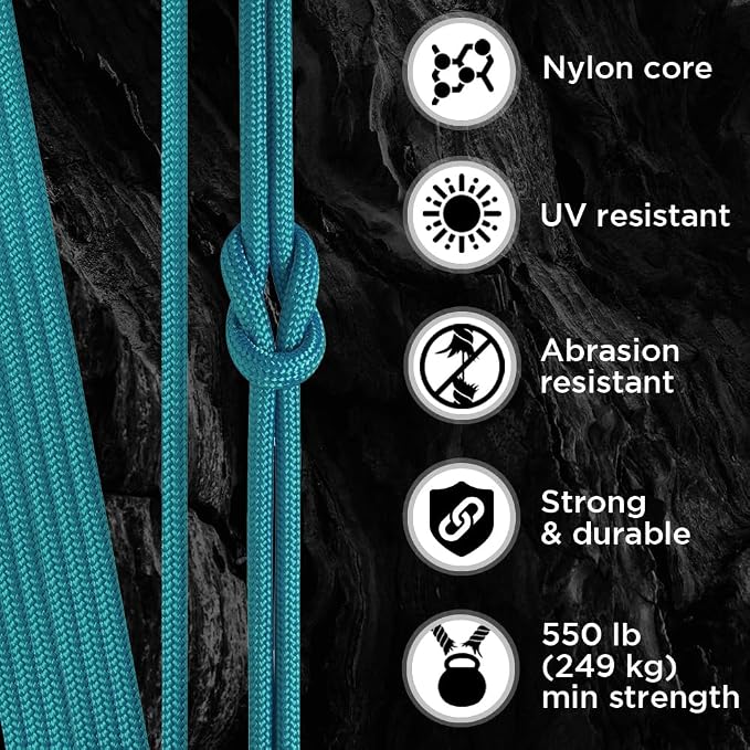 TECEUM 5/32" Paracord Rope 1000 – 1000ft / 200ft / 100ft / 50ft – Tactical - Image 3