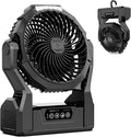 XZK Camping Fan, 20000mAh Rechargeable Battery Powered Fan by Unknown
