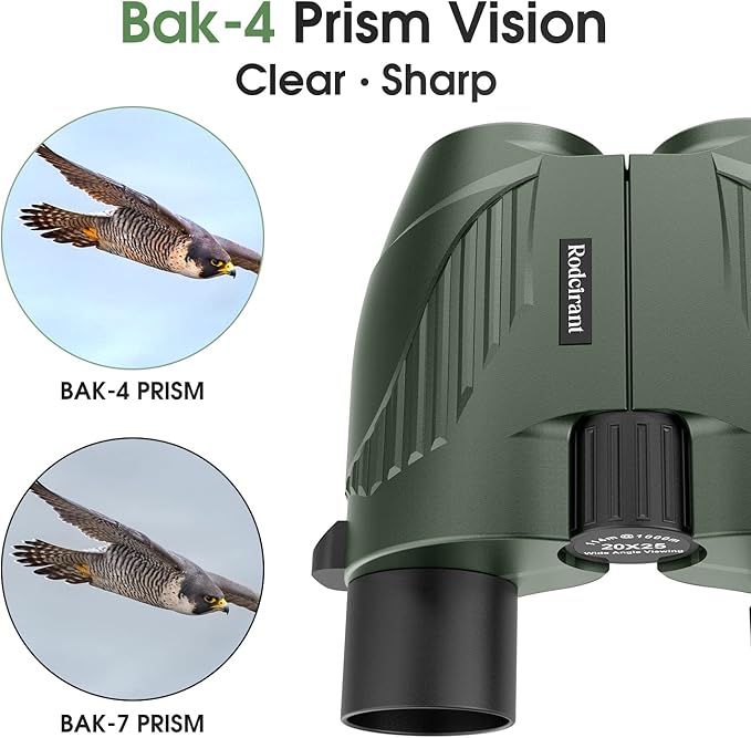 20X25 Compact Binoculars for Adults, Large Eyepiece Waterproof Binocular - Image 2