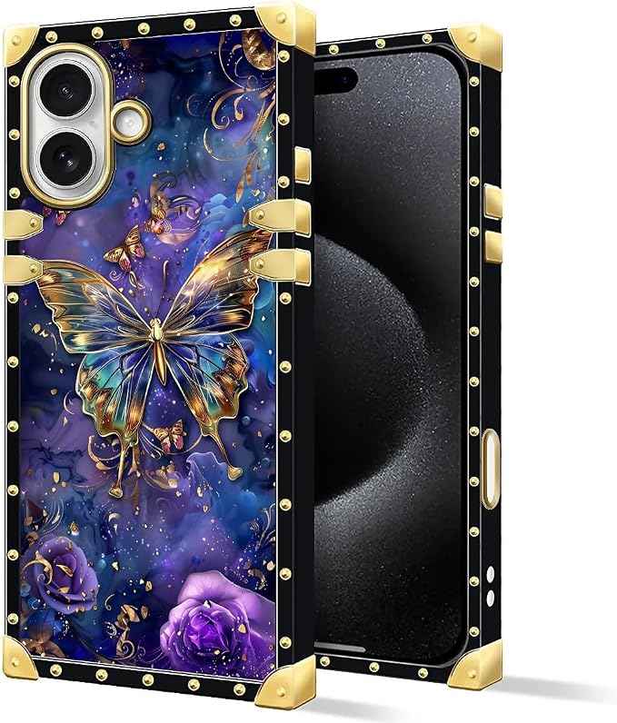 for iPhone 17 Case Luxury Golden Decoration - Image 2