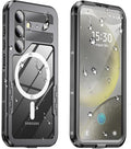for Samsung Galaxy S24+ Plus Waterproof Case, Magnetic Heavy Duty Military by Haireca