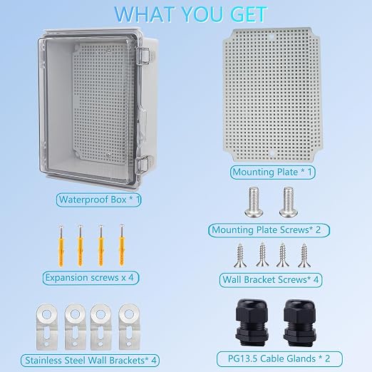 IP67 Waterproof Junction Box, ABS Plastic Electrical Enclosure - Image 7