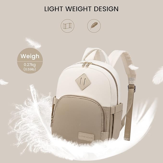 LOVEVOOK Mini Backpack for Women Light Weight Small Waterproof Backpack Purses - Image 3
