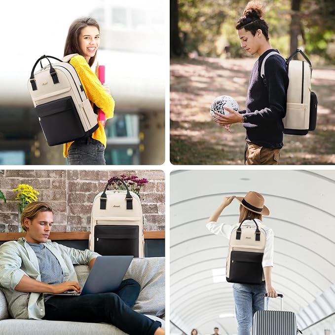 LOVEVOOK Laptop Backpack for Women Men, 17.3 Inch Laptop Bag - Image 2