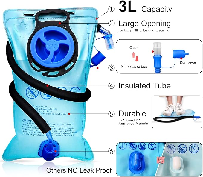 Mothybot Insulated Hydration Backpack Pack - Image 2