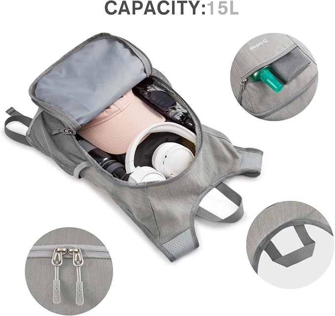 G4Free 15L Hiking Daypack Lightweight Travel Backpack Packable Outdoor Casual - Image 2