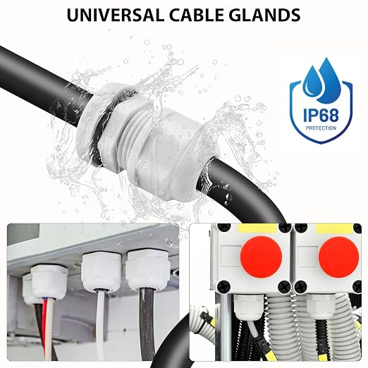 Outdoor Junction Box, Nineleaf White IP66 Weatherproof Electrical Project Boxes - Image 8