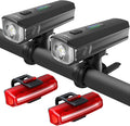 APECYC Bike Lights USB-C Rechargeable Bicycle Front Headlight and Rear Taillight by APECYC