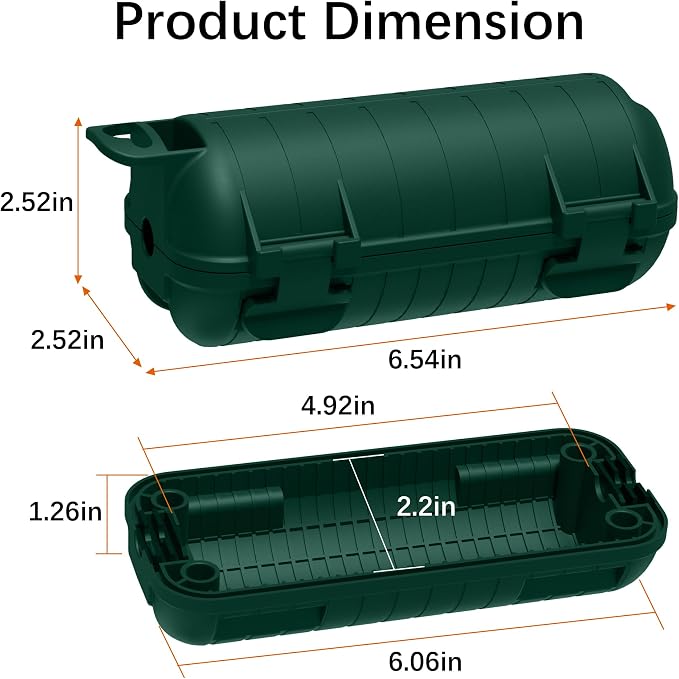 Extension Cord Cover Outdoor, IP54 Water-Resistant Power Cord Protector - Image 4