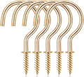 Cup Screw Hooks, 100 Pack 1 inch Metal Screw in Ceiling Plant Hanger Wind by DRTDERUITAI