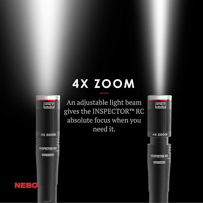 NEBO INSPECTOR RC Pen Light | 360 Lumens, 3 Light Modes, Rechargeable & AAA - Image 4