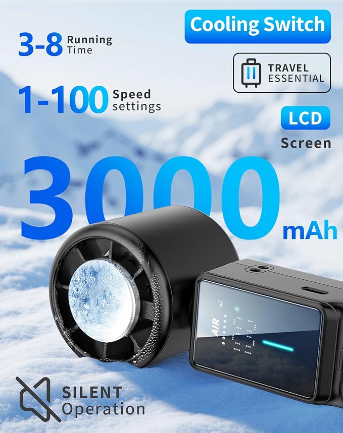Foluu 3-in-1 Portable Cooling Fan - Image 2