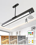 Rechargeable Motion Sensor Ceiling Light, Full Metal Pendant Lights, Battery by LYTARALightsExpertInOut
