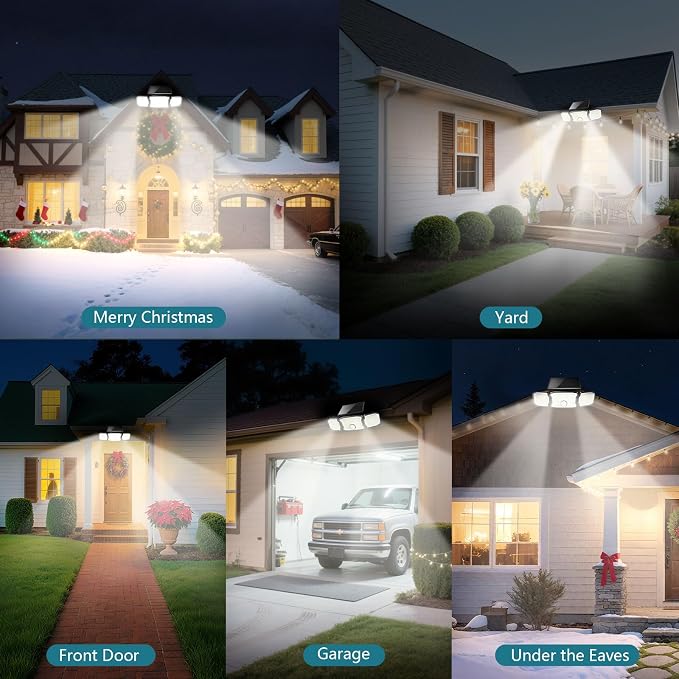 Solar Lights Outdoor Waterproof- 2800LM 200LED Solar Motion Sensor Lights - Image 8
