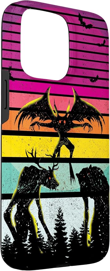 Cryptkin Cute Mothman Cryptid Map Case - Image 3