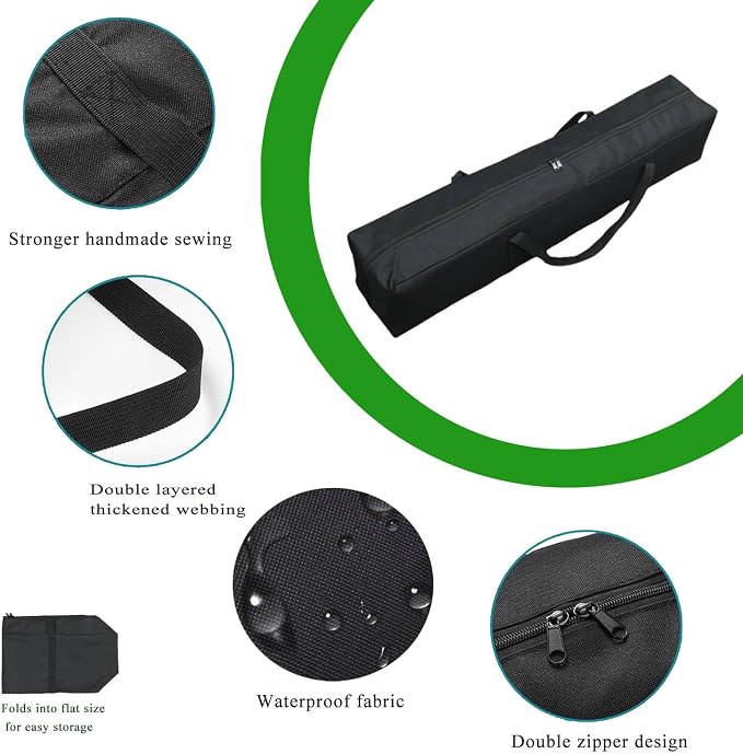 Heavy Duty Water-Resistant Long Duffle Bag - Image 4