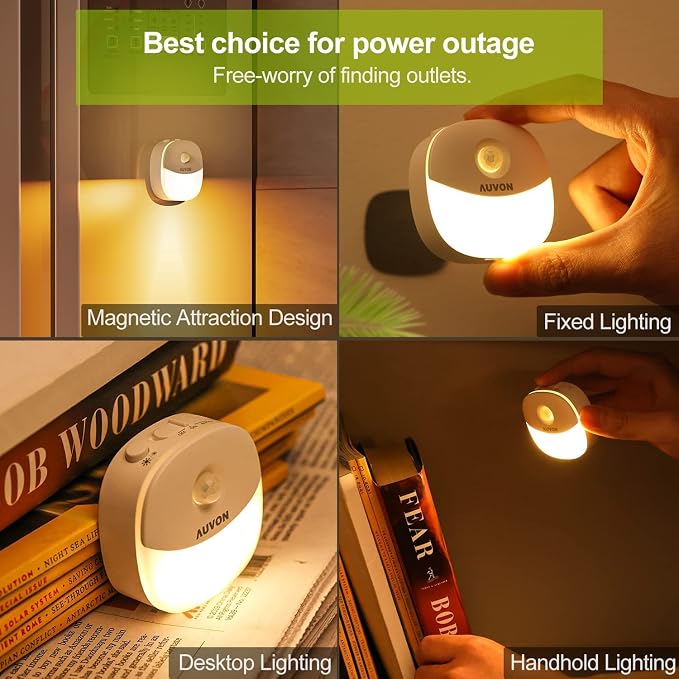 AUVON Rechargeable Battery Night Light, Mini - Image 7