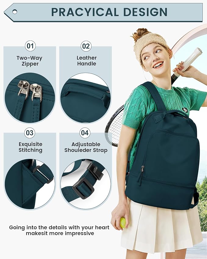 Gym Backpack for Women, Gym Bag - Image 5