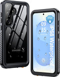 ANTSHARE IP68 Waterproof Case for Samsung Galaxy S25 Plus, Built-in Screen/Lens by Variouscasesforyourchoice
