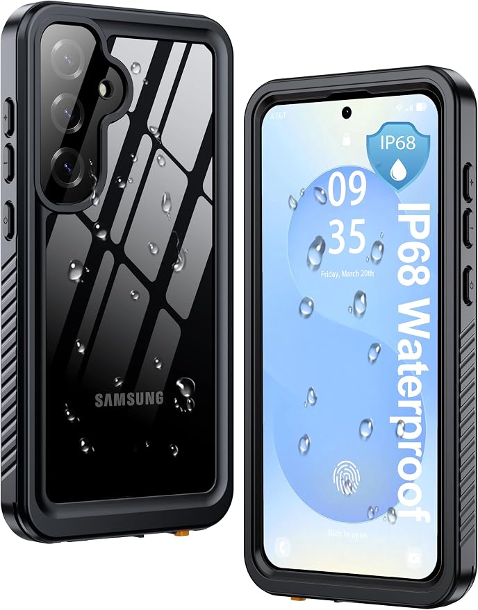 ANTSHARE IP68 Waterproof Case for Samsung Galaxy S25 Plus, Built-in Screen/Lens by Variouscasesforyourchoice