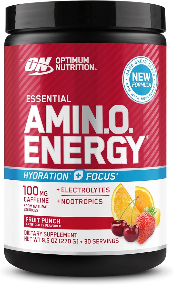 Optimum Nutrition Amino Energy Powder Plus Focus, by OPTIMUMNUTRITION