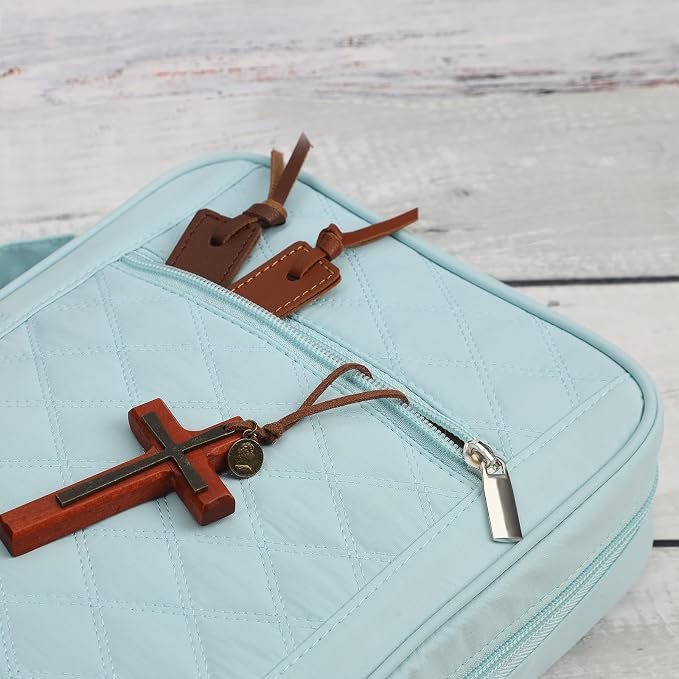 FINDCOZY Bible Cover for Women, Durable Carrying Book Case Church Bag for - Image 4