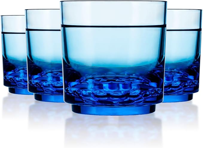 Drinique Unbreakable 10 Oz Drinking Glasses, Drinking Cups, Dishwasher Safe by DRINIQUE