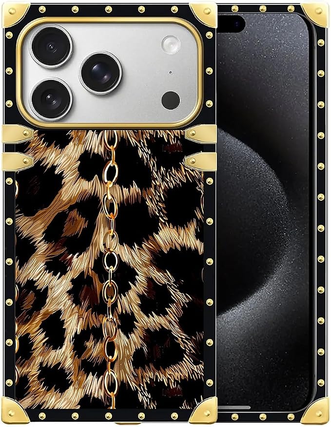for iPhone 17 Pro Max Case Luxury Golden Decoration by Unknown