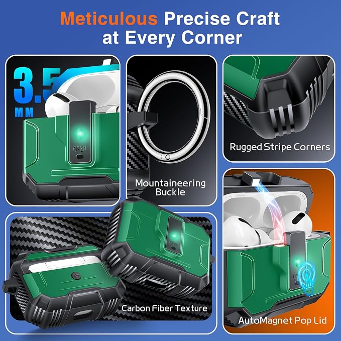 Armoured Heavy Duty for AirPods Pro1 Generation Case - Image 6