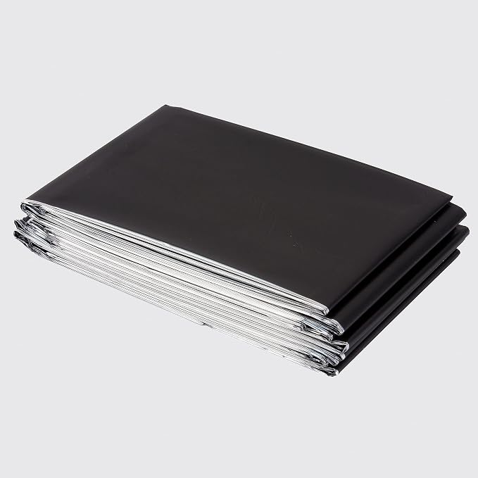 Ever Ready First Aid Mylar Rescue Blanket, Large Olive Thermal Sheet - Image 5