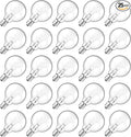Meconard G40 Replacement Light Bulbs, E12 Candelabra Screw Base 5watt Dimmable by Meconard