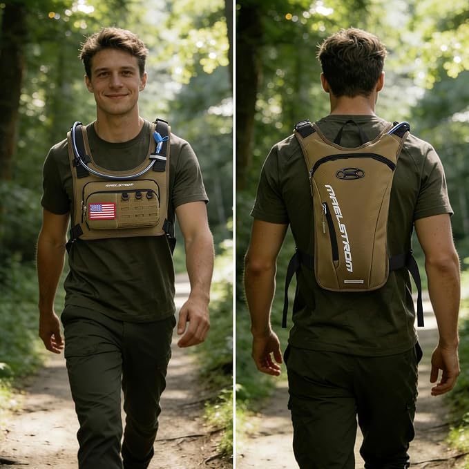 Maelstrom Running Vest, Detachable Hydration Backpack - Image 7