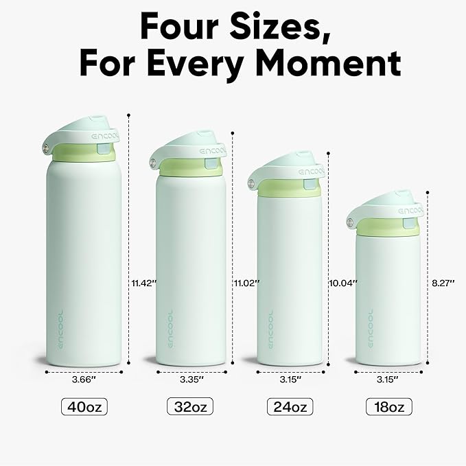 ENCOOL Leakproof Insulated Water Bottle - Image 9