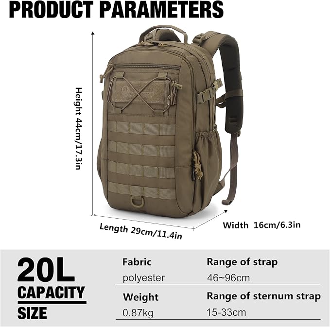Mardingtop Small Hiking Backpack - Image 2