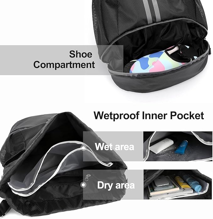 Hoedia Sports Drawstring Backpack - Image 4