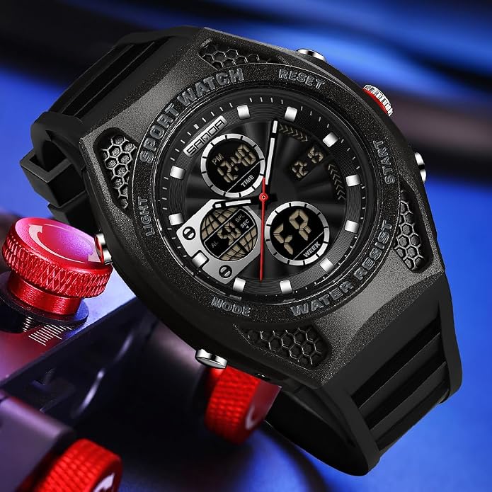 FANMIS Mens Military Multifunction Digital LED Watch Electronic Waterproof - Image 3