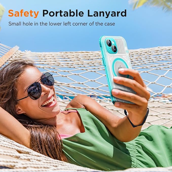 WIFORT for iPhone 15 Waterproof Case, 360 Full Body Sealed Protection Cover - Image 7