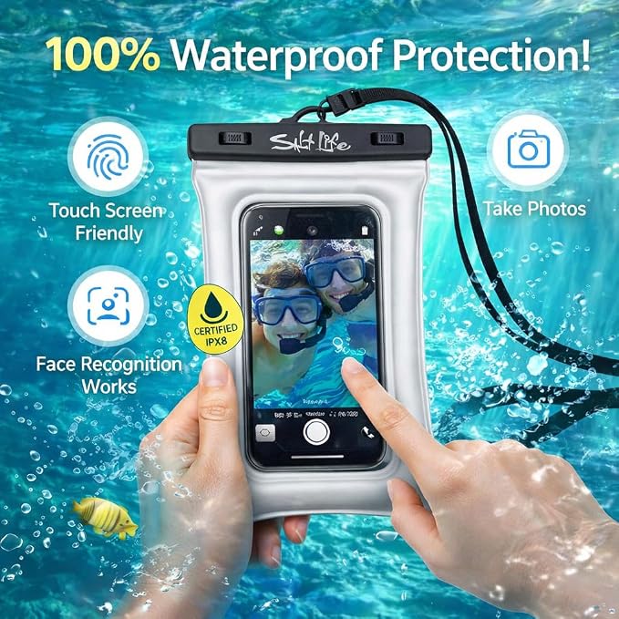 Salt Life Floating Waterproof Phone Case– IPX8 100% Waterproof Phone Case that - Image 3