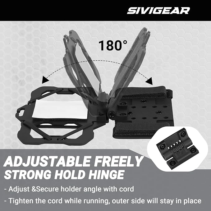 Tactical MOLLE Phone Holder for Plate Carrier Accessories - Image 3