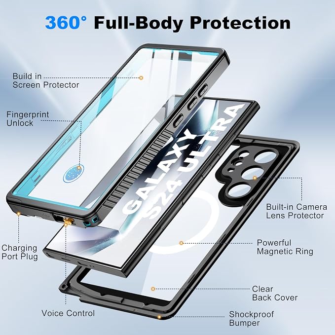for Samsung Galaxy S24 Ultra Waterproof Case - Image 5