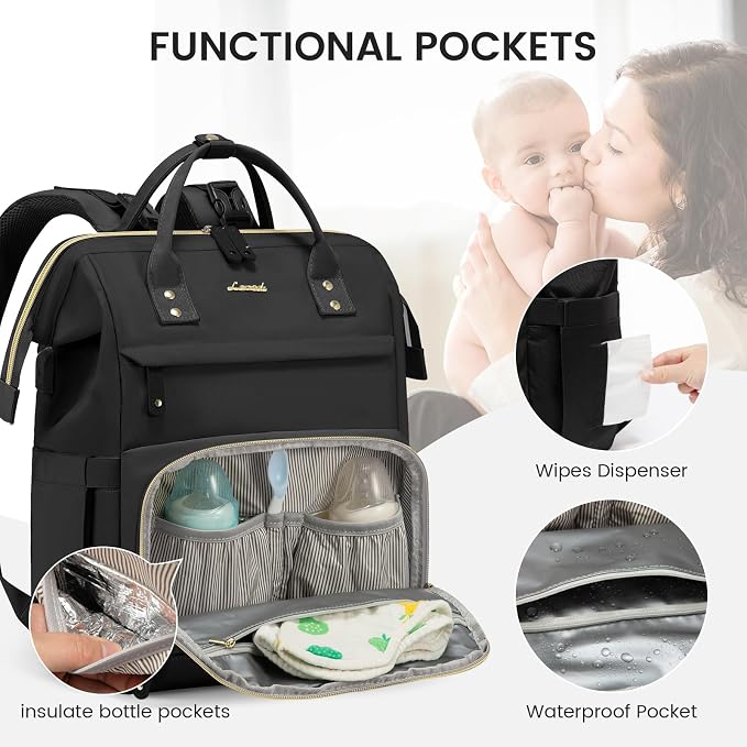 LOVEVOOK Diaper Bag Backpack, Baby Bag - Image 3