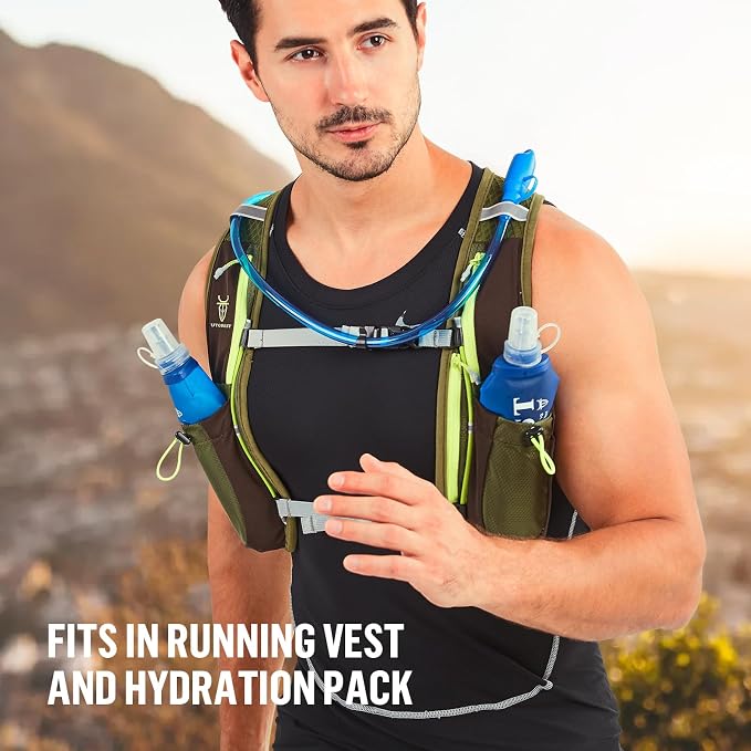 UTOBEST Soft Flask, 2 Pack Soft Flask Running Bottles 500ml, TPU Foldable - Image 7