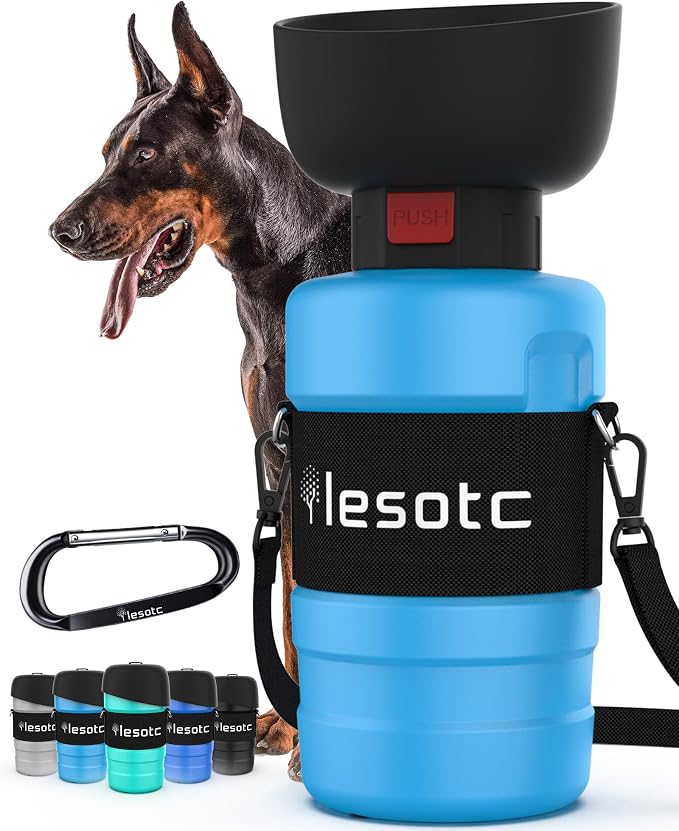 lesotc Dog Water Bottle, Portable Water Dispenser by lesotcbrand