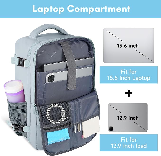 Taygeer Carry On Backpack, 35l Travel Backpack - Image 5