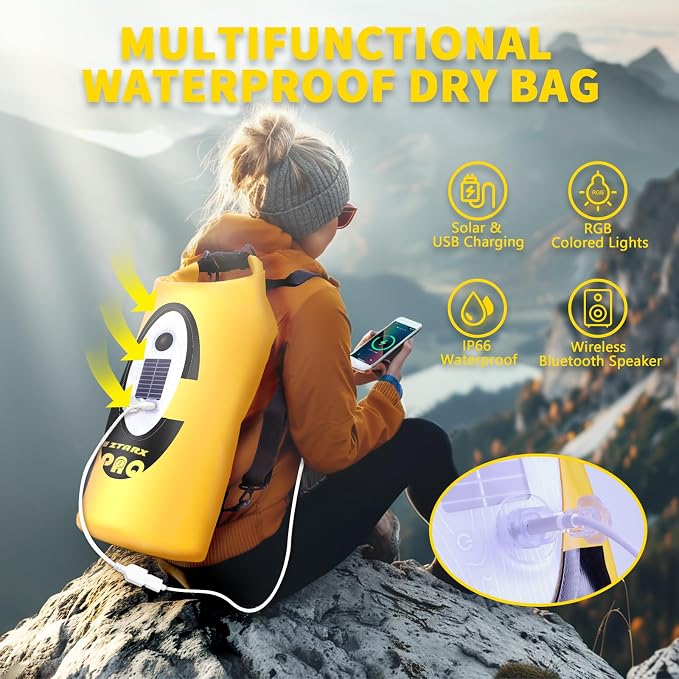 FELICON Solar/Battery Powered Multi-Functional Backpack - Image 2
