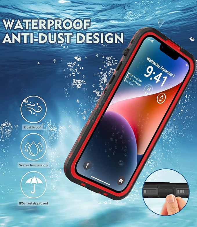 for iPhone 14 Plus Waterproof Case - Image 3