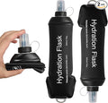 2Pcs 500ml Soft Flask, TPU Collapsible Soft Water Bottle by Unknown