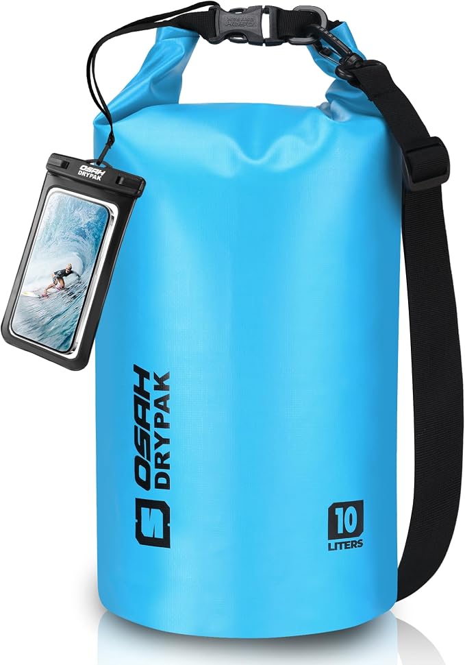 Waterproof Dry Bag, 5L/10L/20L/30L/40L Roll Top Lightweight Storage Backpack by OSAHDRYPAK