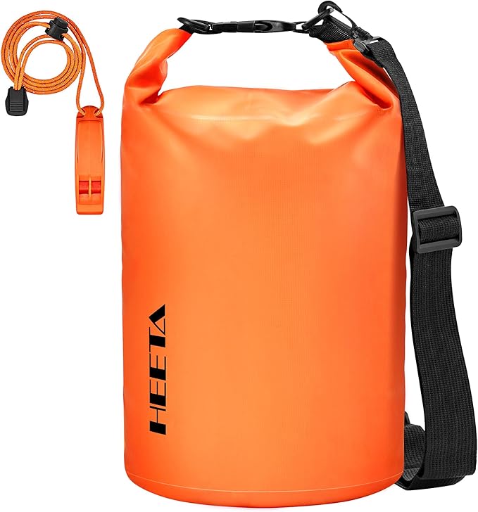 HEETA Waterproof Dry Bag for Women Men, 5L/10L/20L/30L/40L Roll Top Lightweight by HEETA